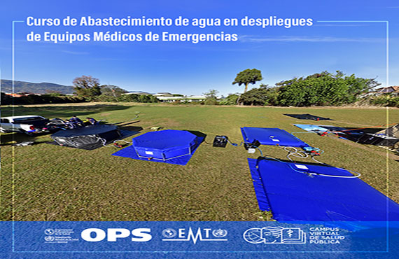 Curso virtual 'Abastecimiento de agua en despliegues de equipos médicos de emergencia', gratuito