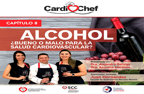 'Alcohol ¿Bueno o malo para la salud cardiovascular', virtual y gratuito