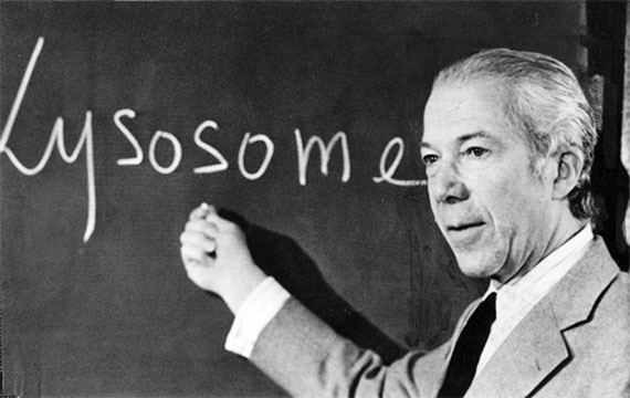 Christian de Duve, lisosomas, nobel, ética y divulgación científica 
