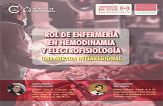 Ronda de enfermería 'hemodinamia y electrofisiología, una mirada interregional', gratuita y virtual