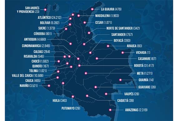 Reporte diario Covid-19: Colombia supera los 100 mil casos 