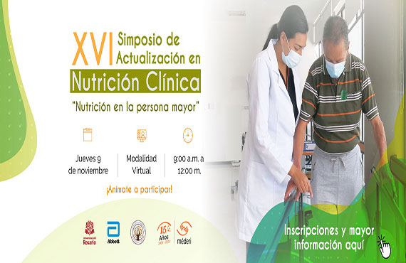 'XVI Simposio de Actualización en Nutrición Clínica - Nutrición en la persona mayor', online