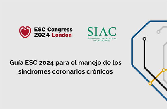 'Guía ESC 2024 para el manejo de los síndromes coronarios crónicos,