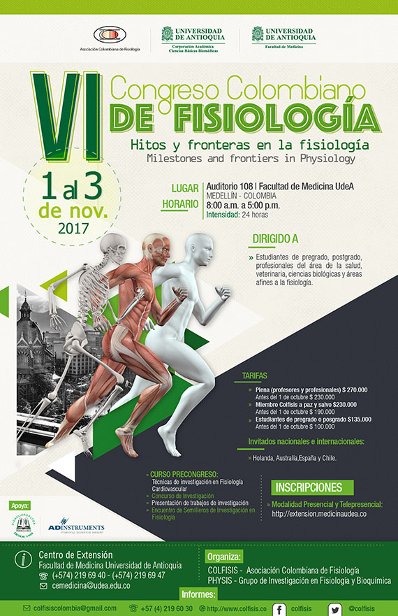 VI Congreso Colombiano de Fisiología
