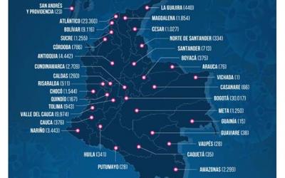 El nuevo total de casos confirmados por MinSalud de Covid-19 en Colombia es de 97.846 y 3.334 muertes