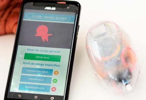 Un dispositivo mitiga los riesgos de muerte súbita en bebés