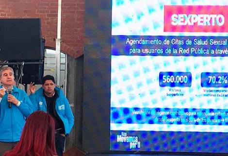 Sexperto.co​​, nuevo servicio de agendamiento de citas de salud sexual y reproductiva para Bogotá