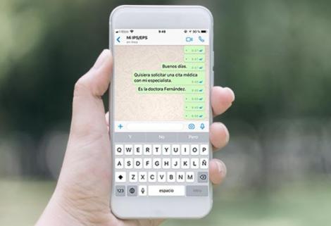 Las citas médicas se pueden asignar por WhatsApp, pero cumpliendo ciertos requisitos