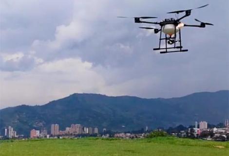 Antioquia inicia la fumigación con drones cargados de glifosato