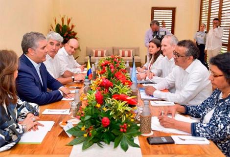 Director de la OMS reconoce la solidaridad de Colombia con la salud de los migrantes