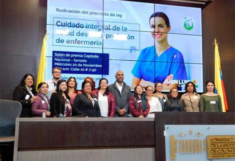 Radicado proyecto de ley sobre las condiciones laborales de enfermería y el cuidado