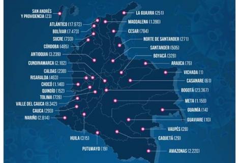 El INS reportó un máximo diario de 3.541 nuevos casos.
