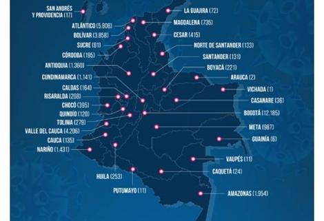 En el último reporte diario MinSalud confirmó un nuevo máximo diario de 58 fallecidos.