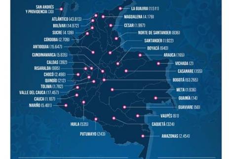 El nuevo total de casos confirmados por MinSalud en Colombia es de 197.278 y 6.736 muertes.