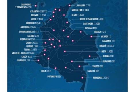 El nuevo total de casos confirmados por MinSalud es de 128.638 y 4.527 muertes.