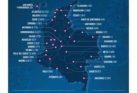 El nuevo total de casos confirmados por MinSalud es de 124.494 y 4.359 muertes.